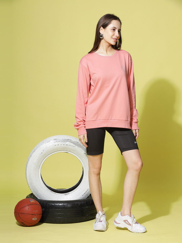 Sweatshirt  Buy Trendy Peach Sweatshirt for Women Online In India - 9shines label