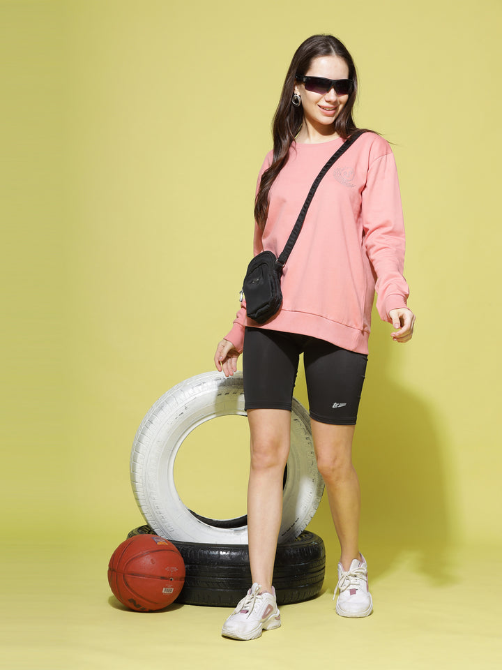 Sweatshirt  Buy Trendy Peach Sweatshirt for Women Online In India - 9shines label
