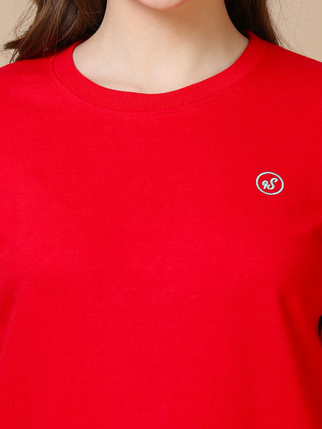 Cotton Red Winter Coord Sets for Women