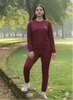 Maroon Hosiery Cotton Winter Track Suit Soft and Cozy