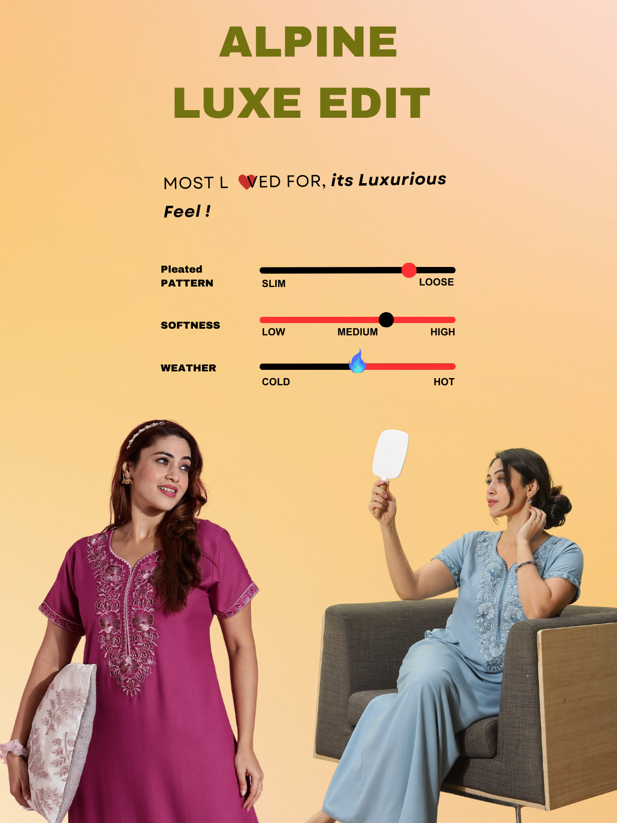 Alpine Luxe Nighty for Women – Soft, Stylish, and Comfortable Designer Nightwear