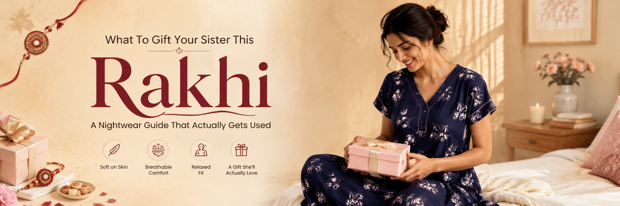 What To Gift Your Sister This Rakhi (A Nightwear Guide That Actually Gets Used)