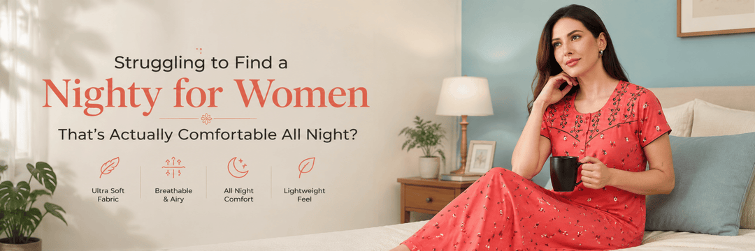 Struggling to Find a Nighty for Women That's Actually Comfortable All Night?