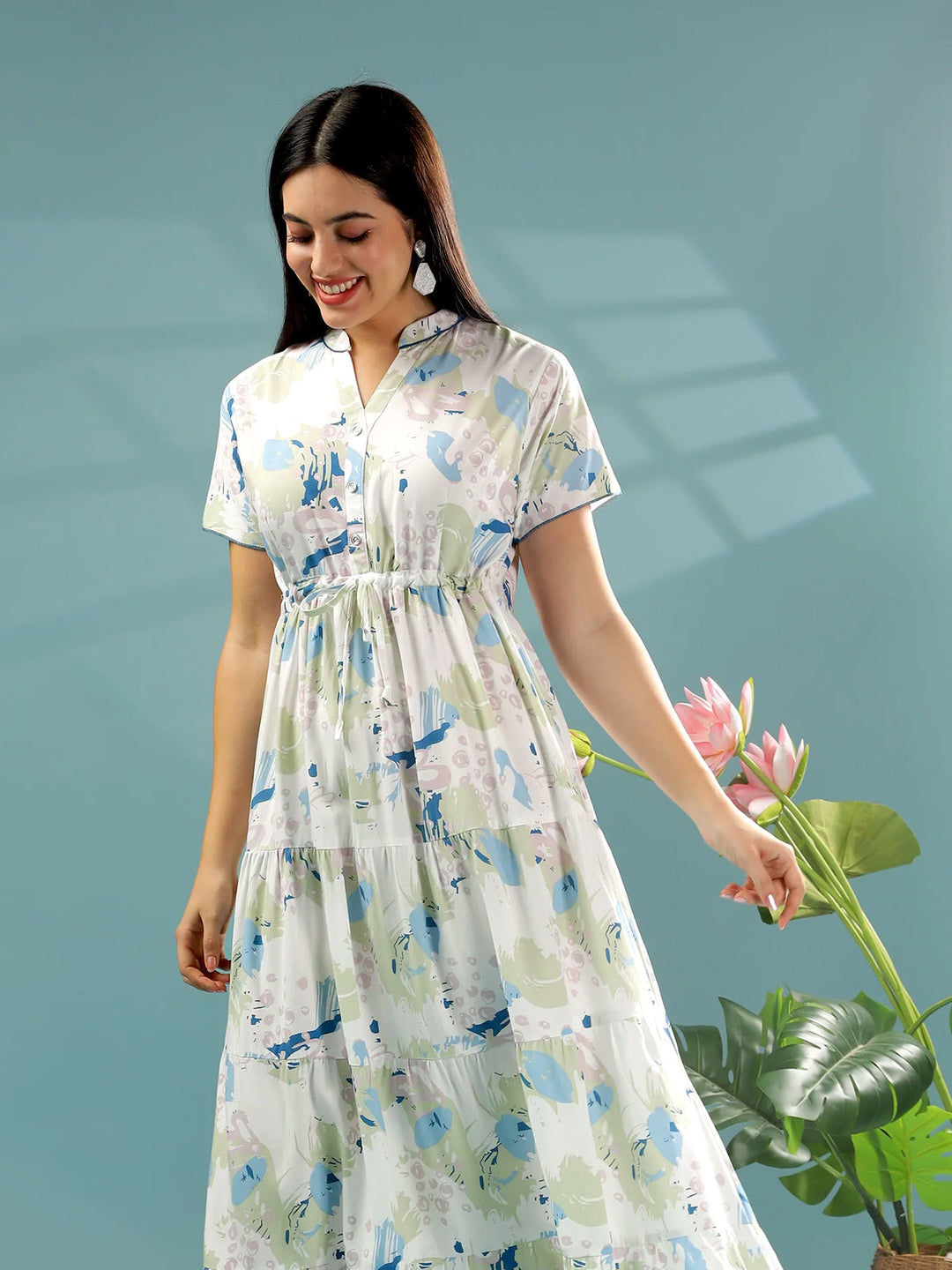 Frock Style Nighties Of Women