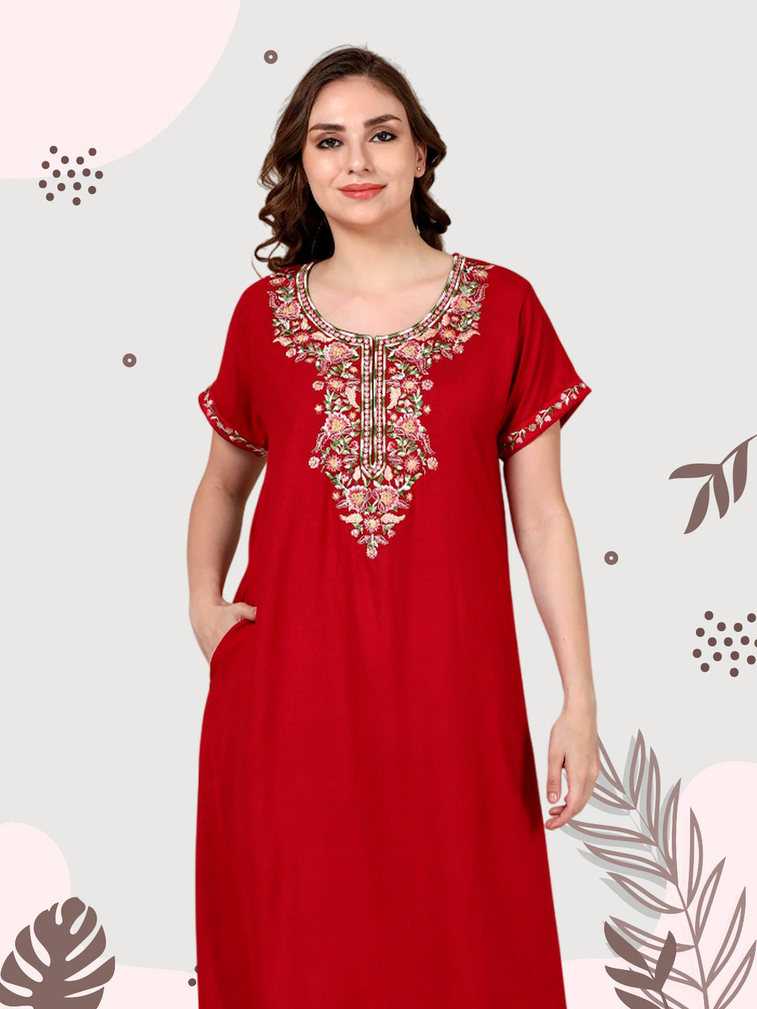 Trendy, Stylish and Comfortable Solid Nighties For Women.