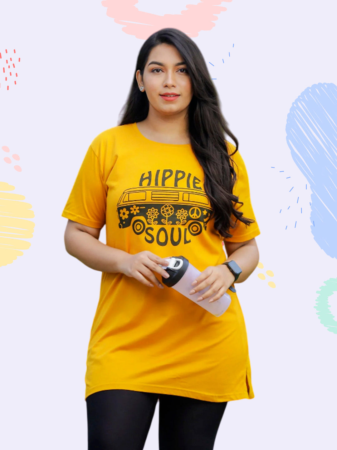 Yoga T-Shirts for Women – Premium Hosiery Cotton, Stylish and Comfortable