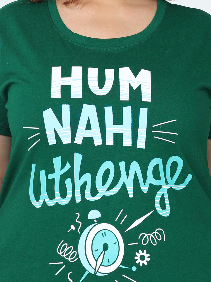  Plus Size Short Nighty  Green Nighty - Buy Plus Size Sexy Nighties At 9shineslabel- 9shines label 