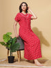 Crush Designer Red Nighty For Women
