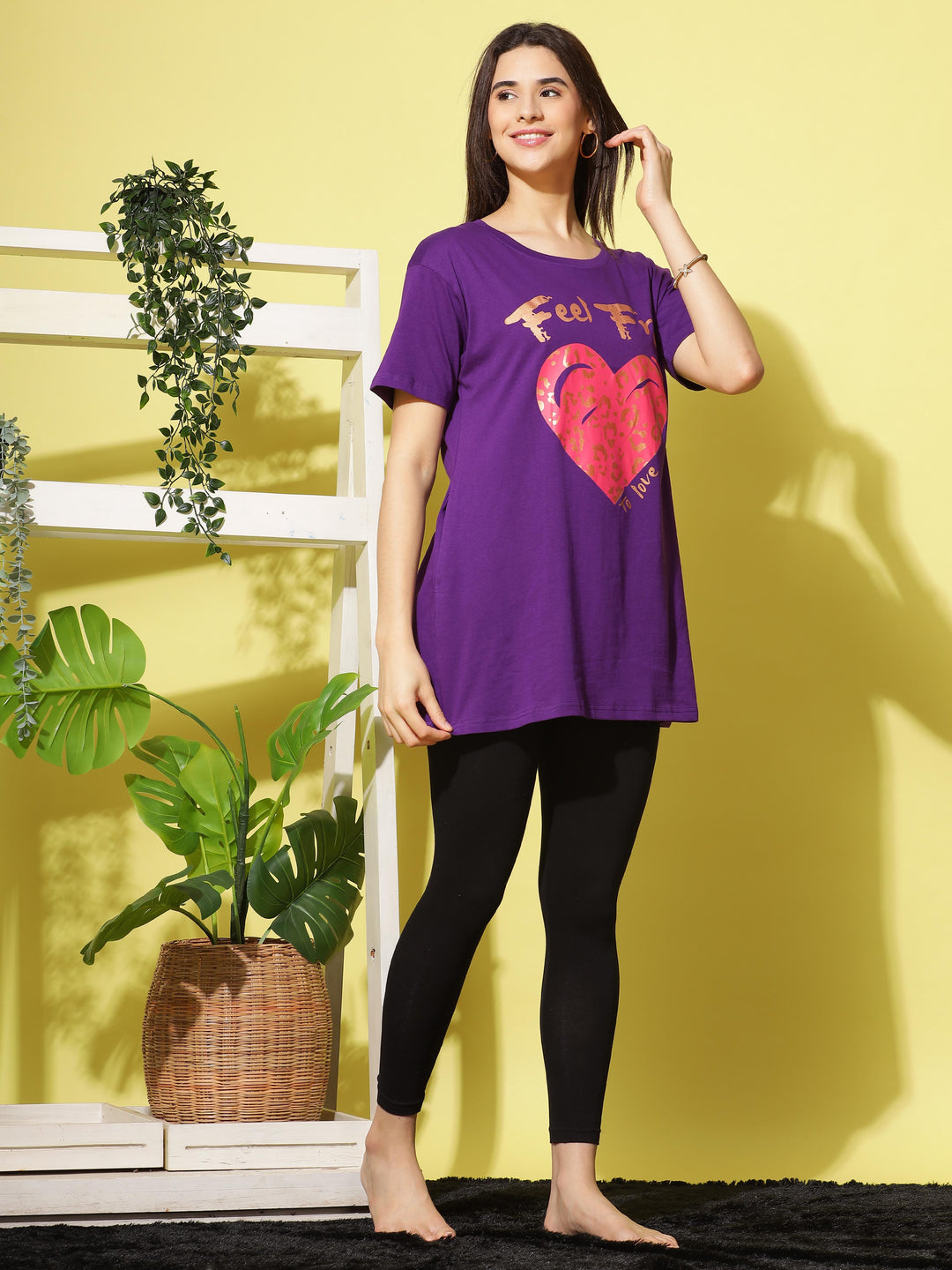  Plus Long T-shirt  Ladies Plus Size T Shirts - Buy Blue Hosiery Cotton T Shirt- 9shines label 