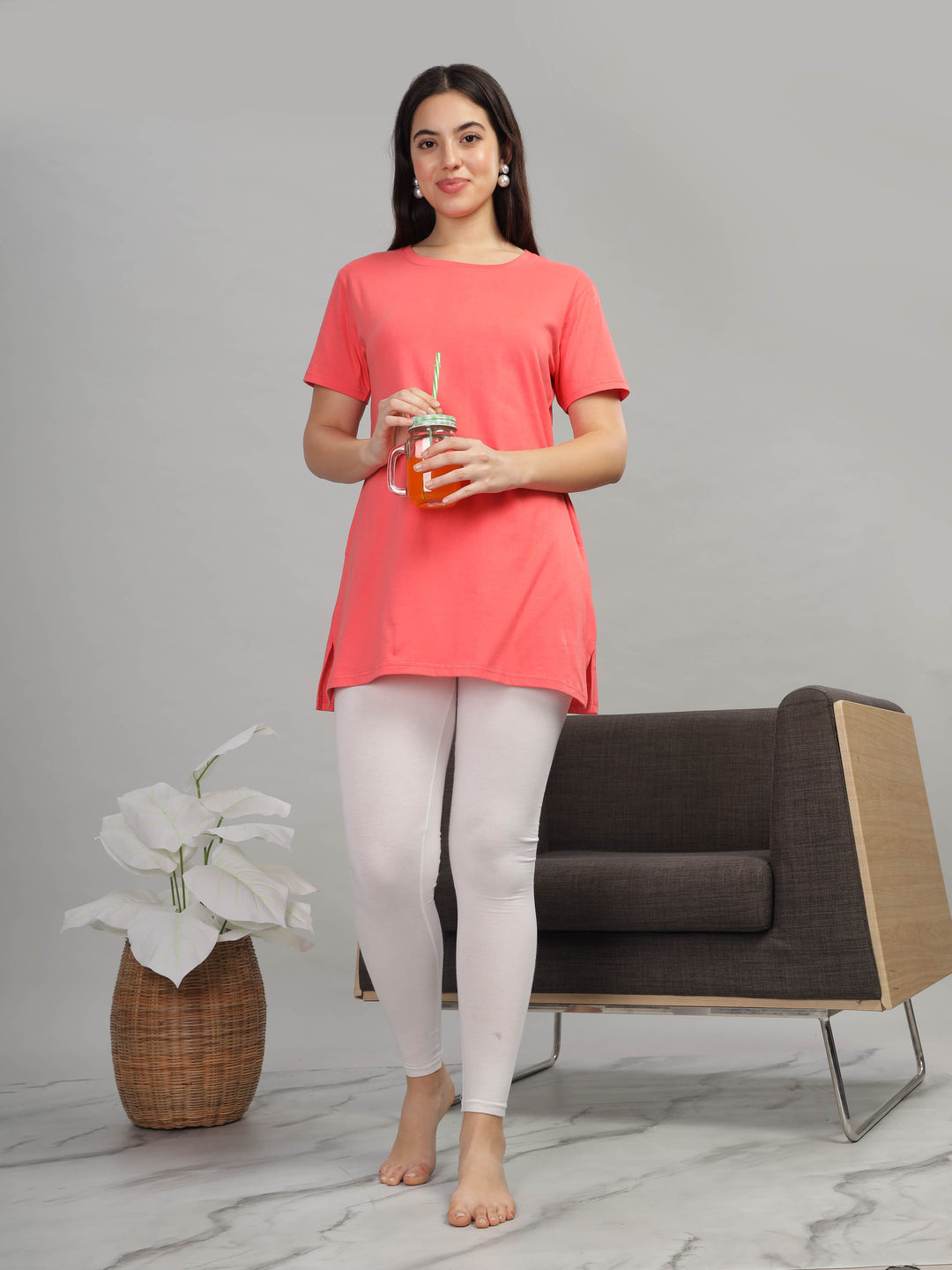 coral-cotton-long-t-shirt-wth-pockets