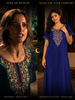 Raatrani Royal Blue Alpine Nighty – Elegant Comfort for Everyday Nights