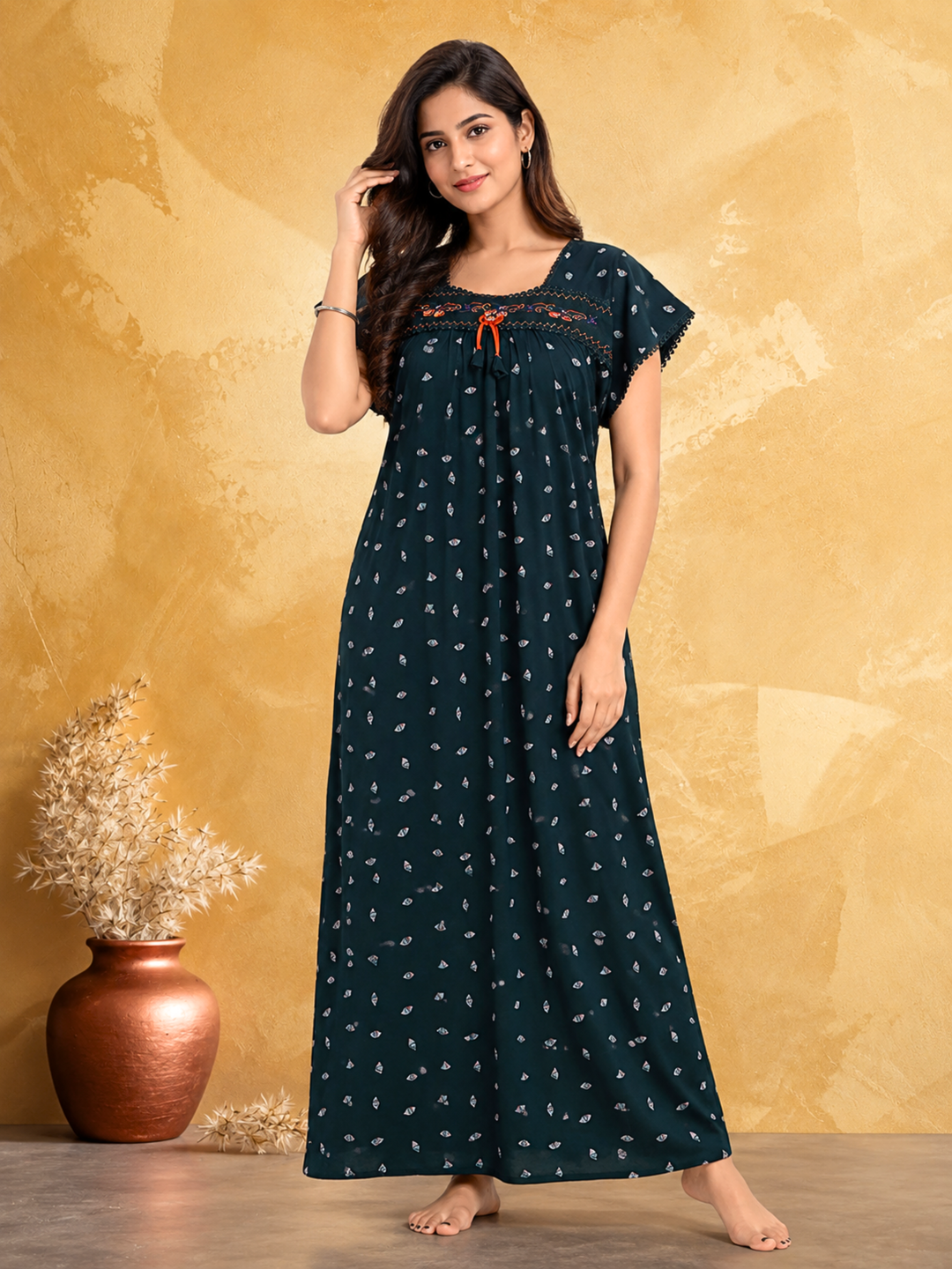 Alpine Green Designer Nighty