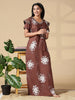 Premium Rayon Maxi Night Gown for Women with Pocket