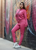 Pink Hosiery Cotton Winter Track Suit Soft and Warm