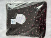 Dark Grey Bow Print Maternity Feeding Nighty in Hosiery Cotton
