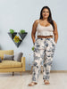 Grey Cloud Relaxed Fit Palazzo Pants for Women with Breathable Fabric