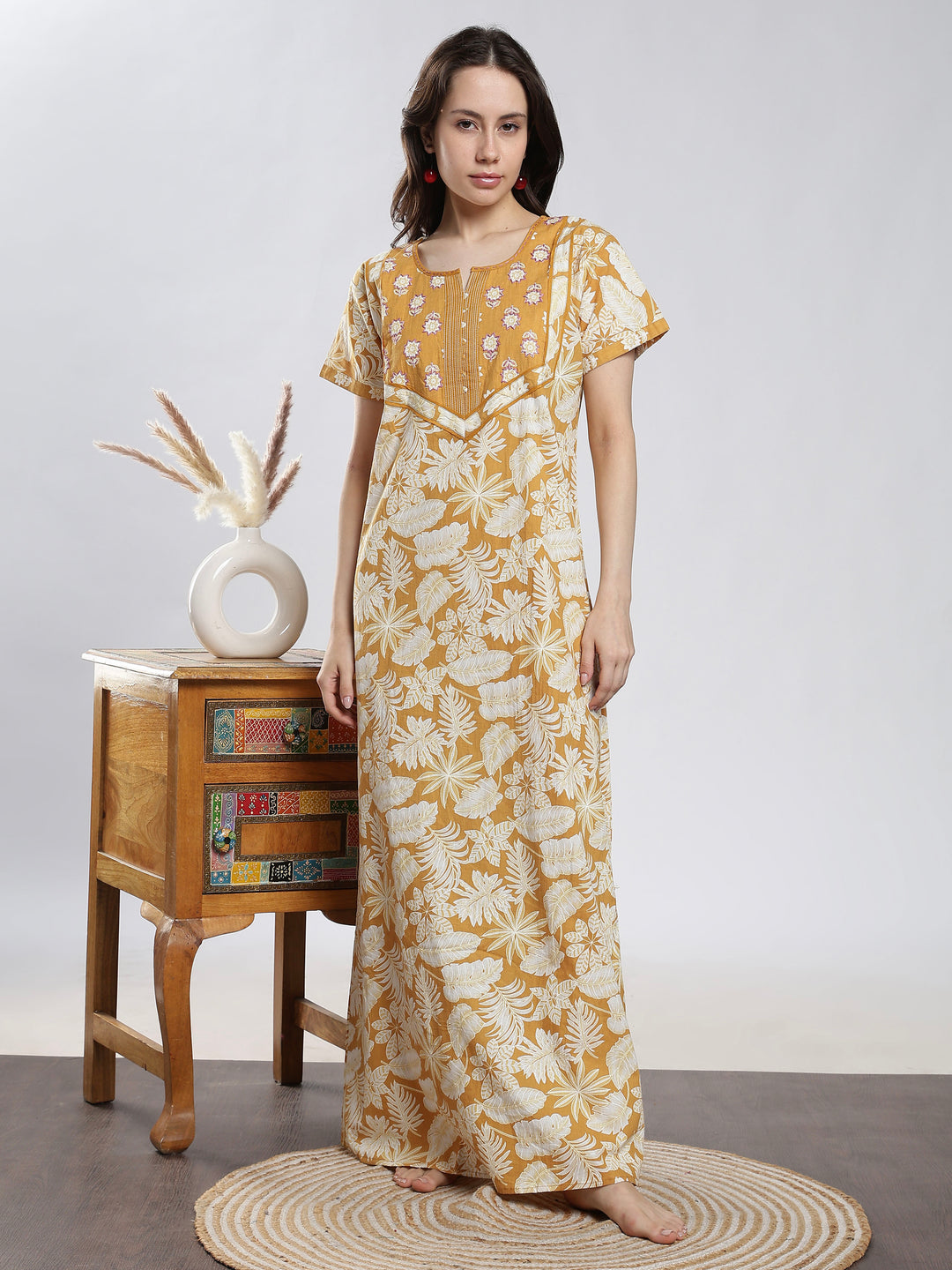 floral premium pure cotton sleepwear for women worldwide