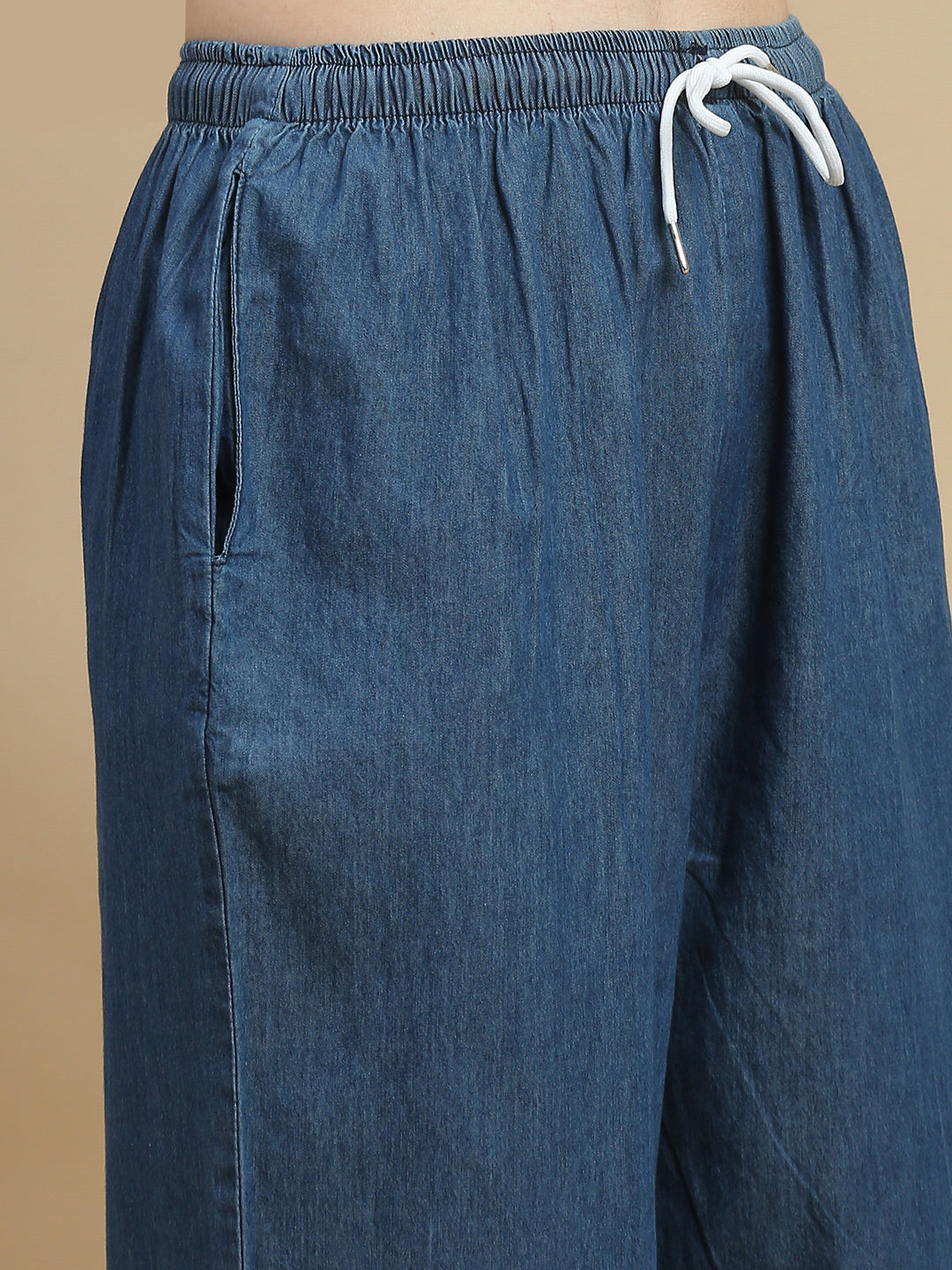Premium denim co ord set for women smart casual wear