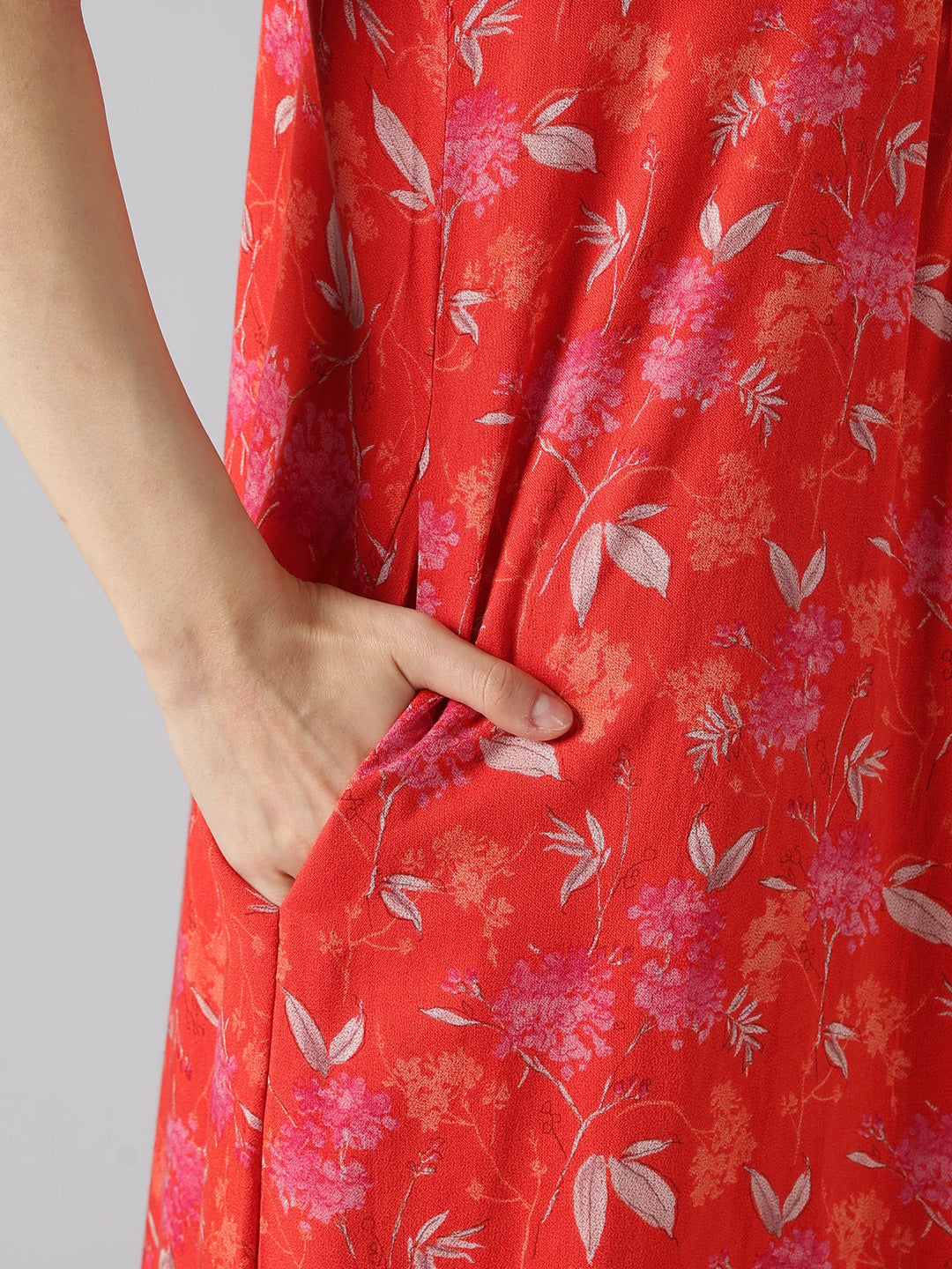 Pleated floral alpine nighty dress for women online