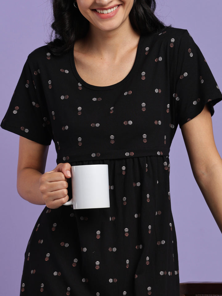 Soft hosiery cotton feeding nighty for women online