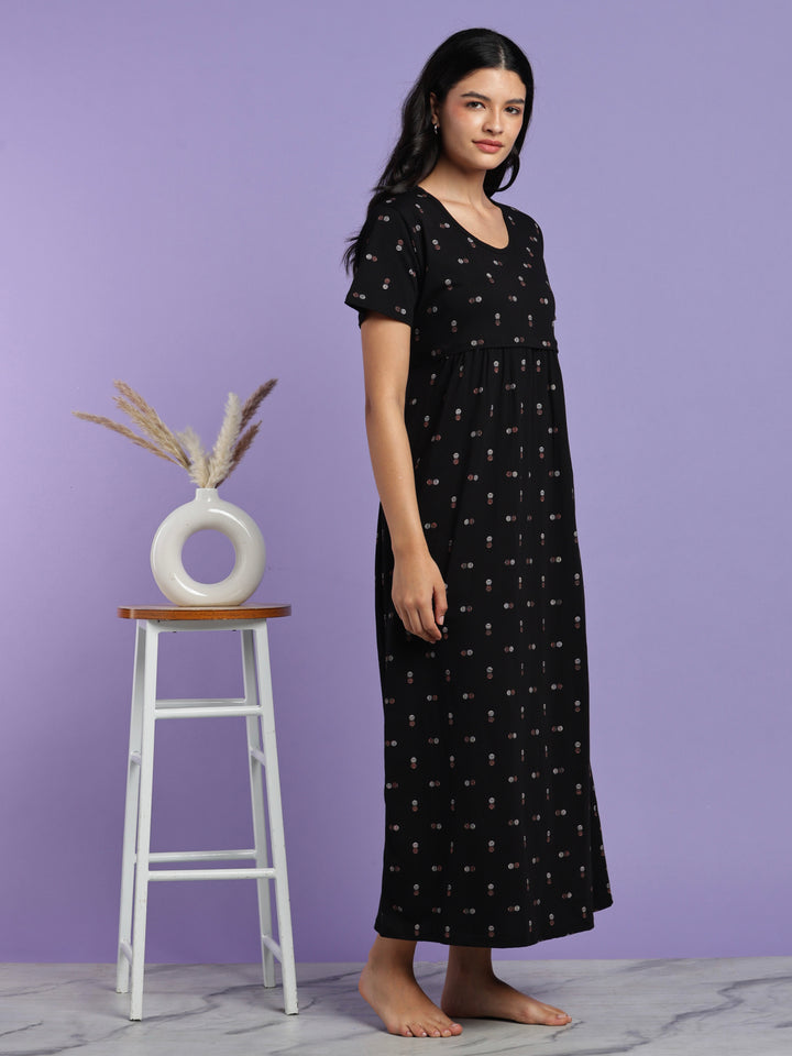 Soft hosiery cotton feeding nighty for women online