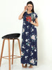 Rayon Designer Nighty | Blue