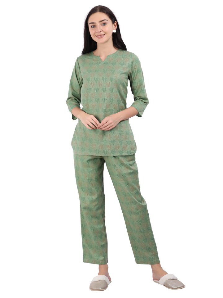  Co-ord sets  buy co ords - Pure Cotton Green co ords Online- 9shines label 