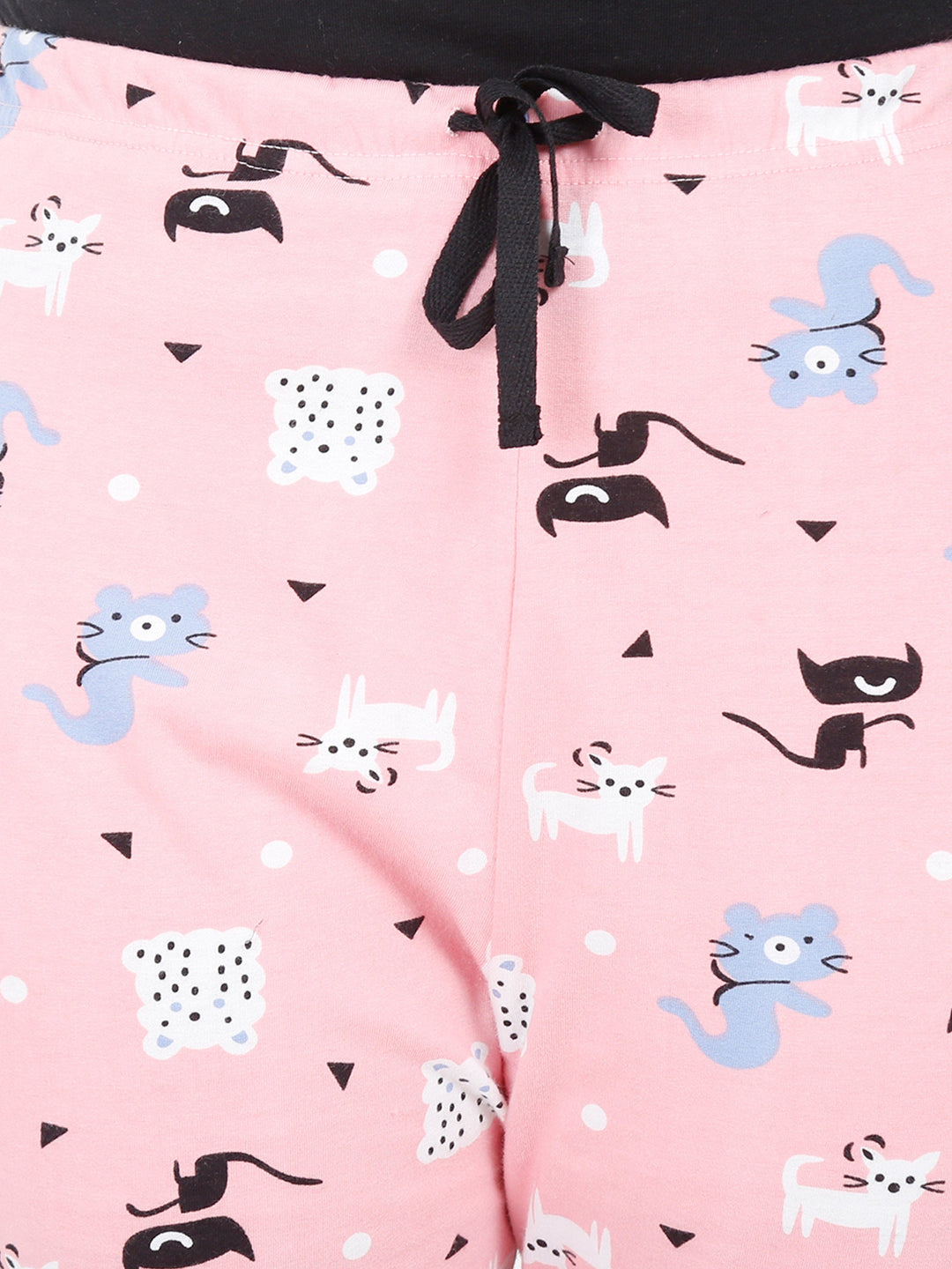  Pyjama  Hosiery Cotton Pyjama | Pink Cotton Pyjamas- 9shines label 