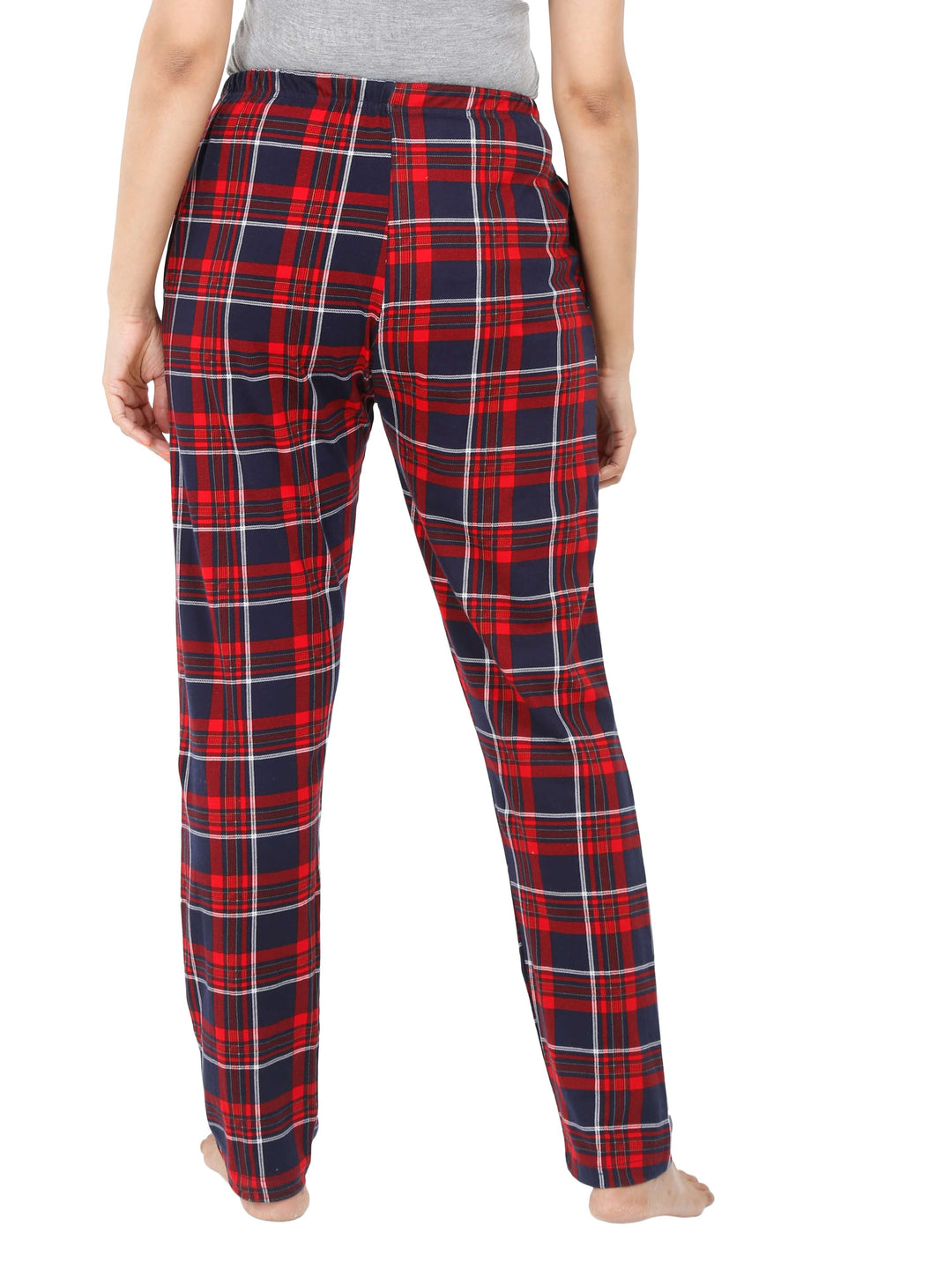  Pyjama  Buy Red Checks Hosiery Cotton Pyjama Lower Night Pants- 9shines label 